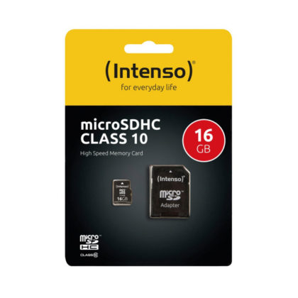 INTENSO Carte MicroSDHC Class 10 - 16 Go