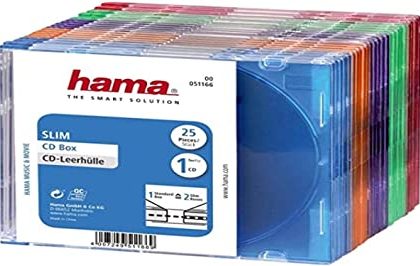 Boitier Cd/dvd couleurs assorties x 25