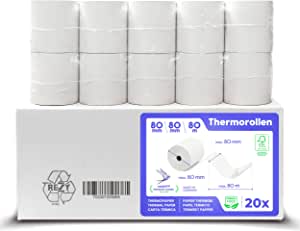 bobine papier thermique 80x80x12TM