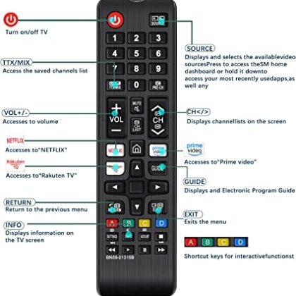 Samsung BN59-01175 télécommande de rechange universelle pour TV