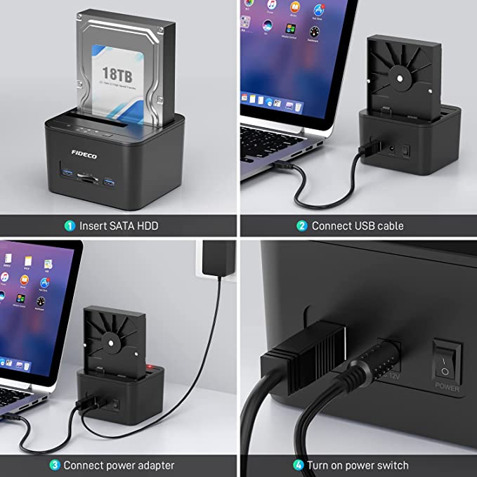 Docking Station Sata 3,5"/2,5" USB 3.0 5GBPS CHIPSET