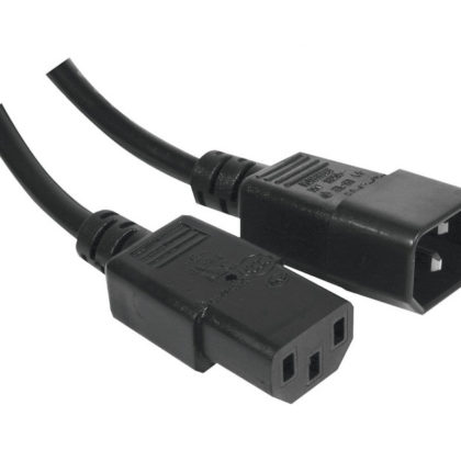 rallonge électrique noire 1,50m