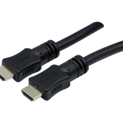 Solutions connectique et infrastructure réseau  Connectique audio vidéo et informatique  Audio-Vidéo  HDMI®  CCORDON HDMI HIGHSPEED AVEC ETHERNET - 20M CORDON HDMI HIGHSPEED AVEC ETHERNET - 20M