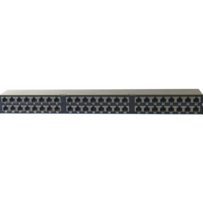 Panneau de brassage 19" 1U 48 ports CAT6 STP