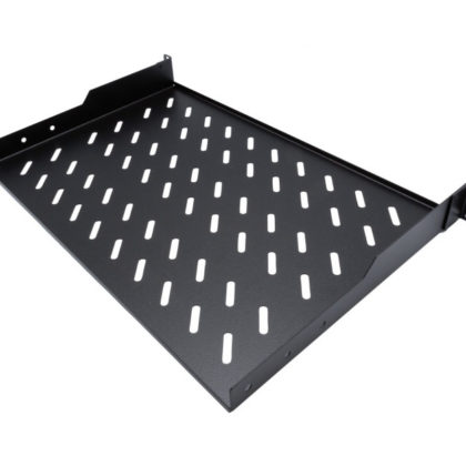 EKIVALAN Etagère fixe 1U, 2pts, prof. 250mm, noire, 30 kg