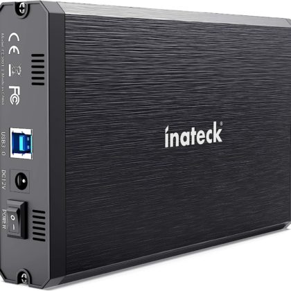 Boîtier Externe Disque Dur 3,5 Pouces USB 3.0 Disque Dur Externe/SSD Boîtier en Aluminium pour Disque Dur 3.5/2.5 SATA