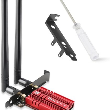 Carte WiFi 5400Mbps PCIe WiFi 6E Bluetooth5.2
